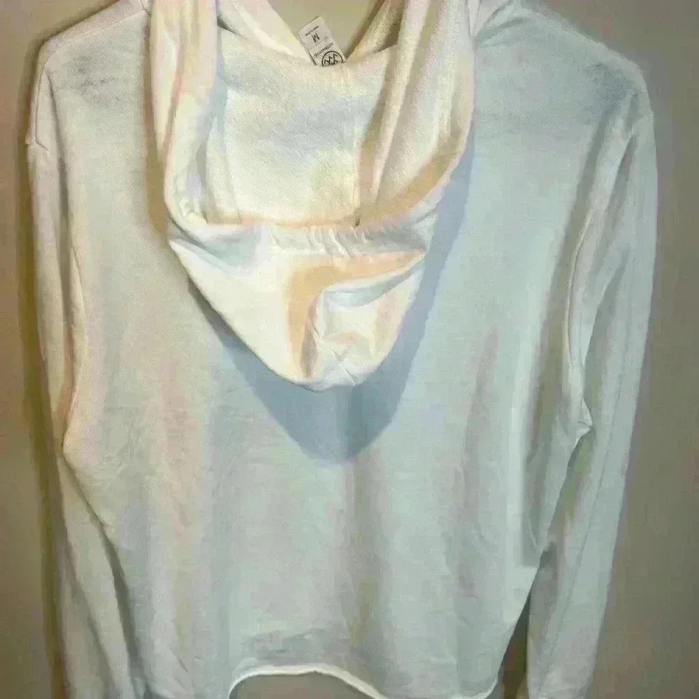 Alternative Sz M Apparel White Carolina Tar Heels Hoodie - Picture 4 of 4